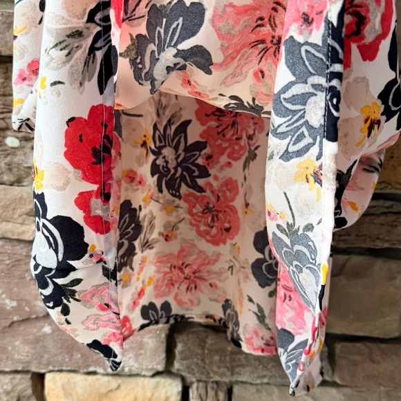 Abercrombie & Fitch M Floral Tiered Ruffle Sundress Mini Dress Coquette Romantic - Picture 6 of 13